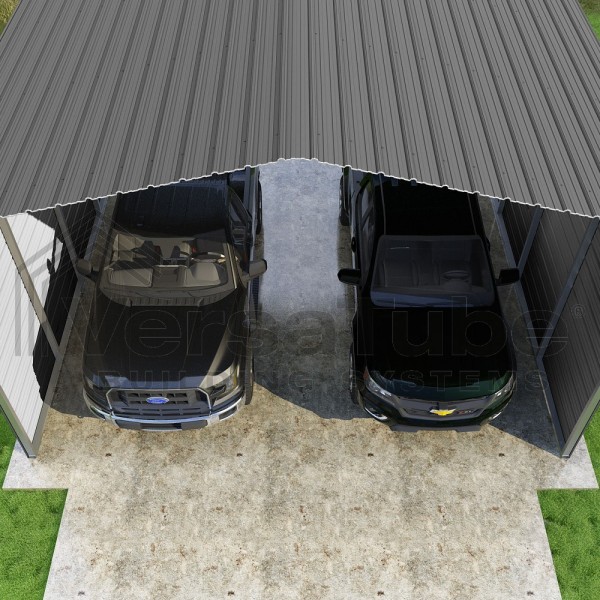 VersaTube 2Sided 20x20x12 Classic Carport Kit (CM020200120NS0009)