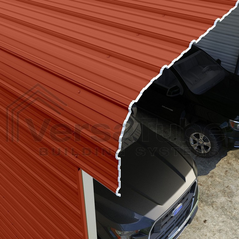 VersaTube 3-Sided 20x20x12 Classic Steel Carport Kit (C3E020200120)