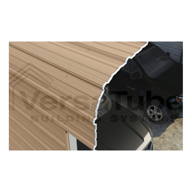 VersaTube 3-Sided 20x20x12 Classic Steel Carport Kit (C3E020200120)
