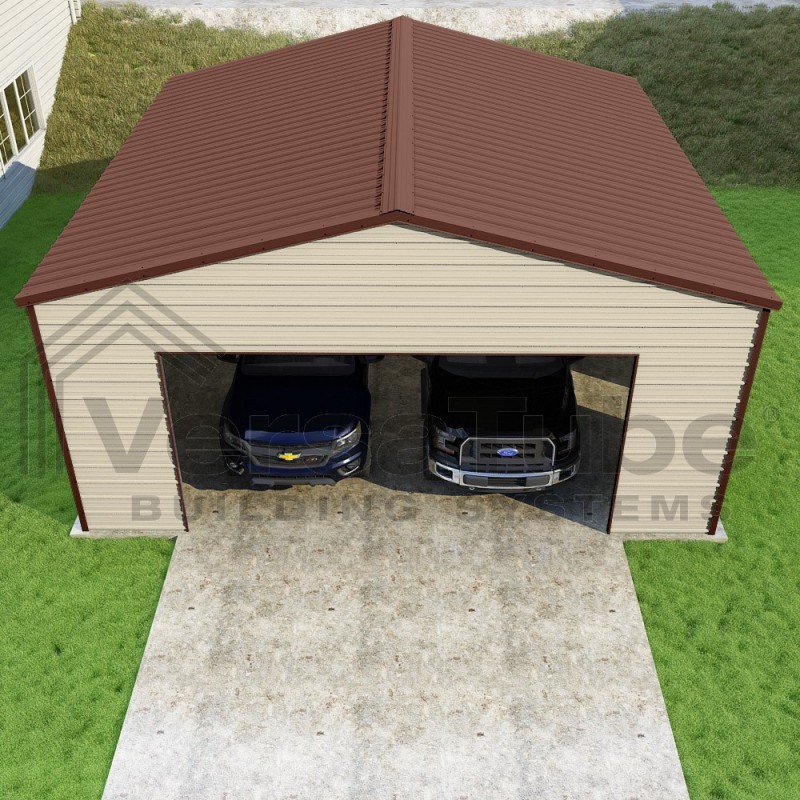 Versatube 24x24x9 Frontier Steel Garage Kit (1082274)