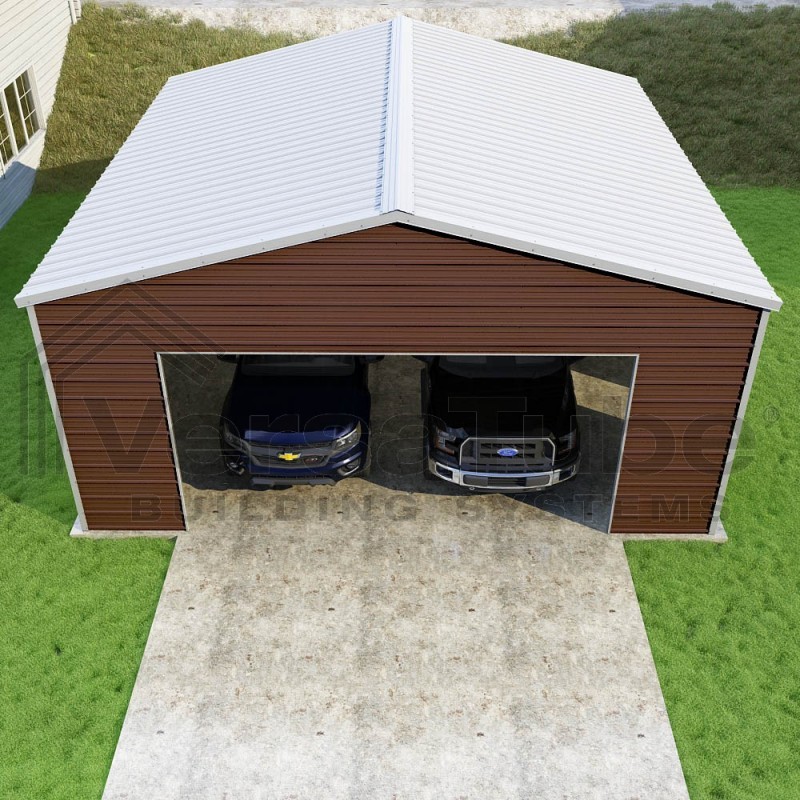 Versatube 24x24x10 Summit Classic Steel Garage Kit (VS3242410616)