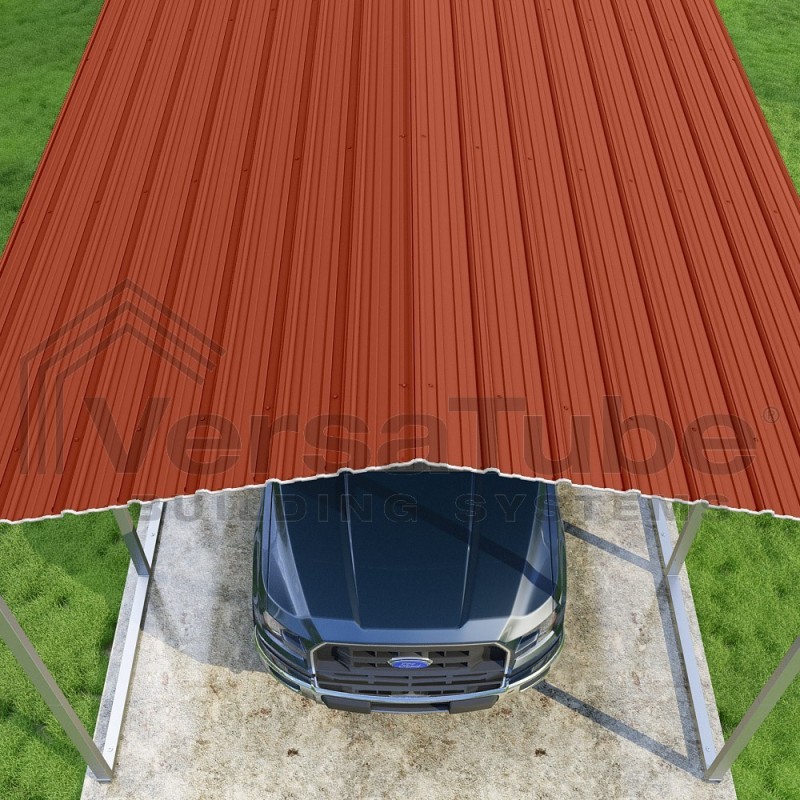 VersaTube 2-Sided 12x20x7 Classic Steel Carport Kit (CM012200070-NS0009)