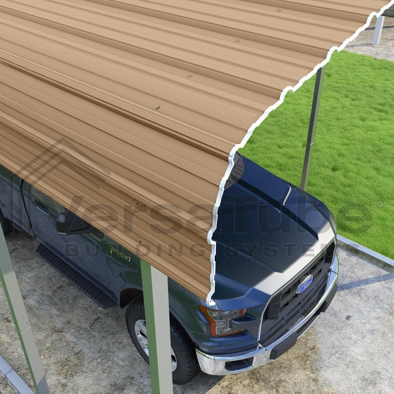 VersaTube 2-Sided 12x20x7 Classic Steel Carport Kit (CM012200070-NS0009)