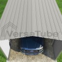 Versatube 3-Sided 12x29x10 Classic Steel Carport Kit (C3E012290100)