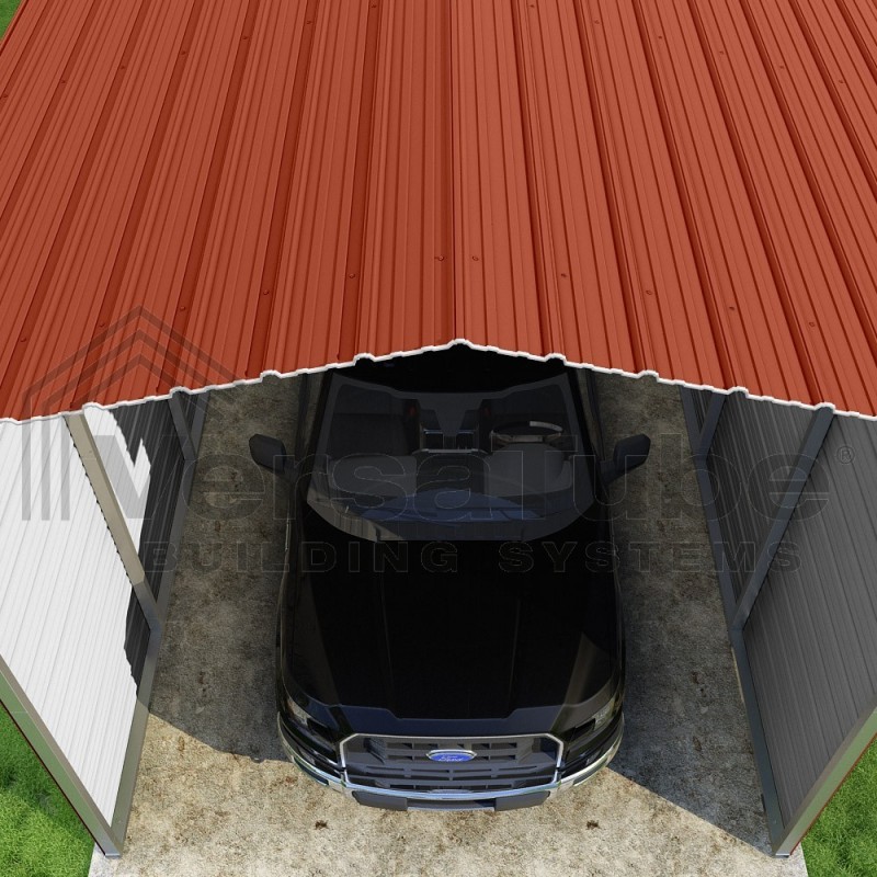 VersaTube 2-Sided 12x29x12 Classic Steel Carport Kit 
