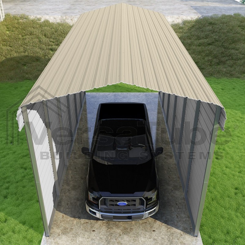 VersaTube 2-Sided 12x29x12 Classic Steel Carport Kit 
