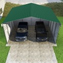 Versatube 3-Sided 24x20x12 Classic Steel Carport Kit (C3E324200120)