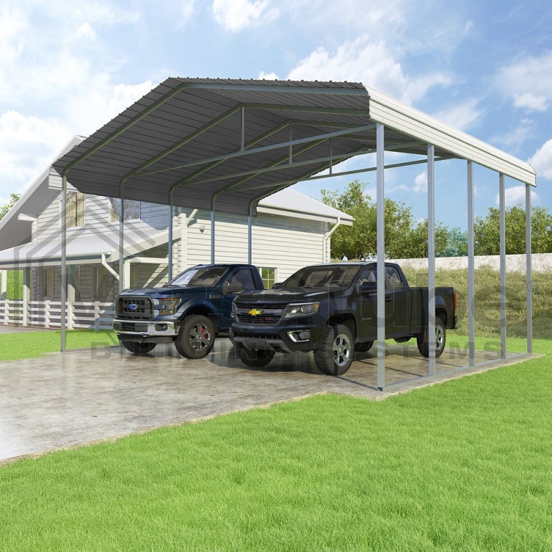 VersaTube 24x20x12 Classic Steel Carport Kit (CM224200120)