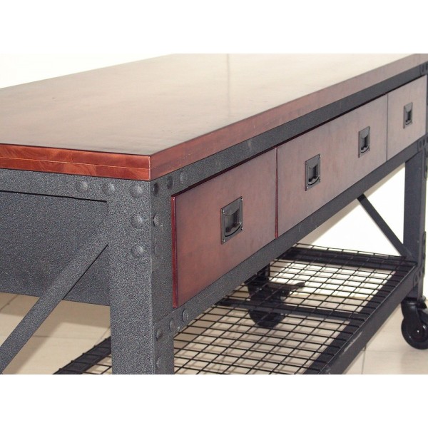 DuraMax 72"x24" Rolling Workbench - 3 Drawers (WB68001)