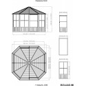 Sojag 12x12 Charleston Solarium Gazebo Kit (442-9162998)