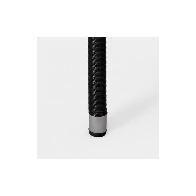 Patio Sense Morgan Outdoor Wicker Chair Set of 4 - Black (63166)