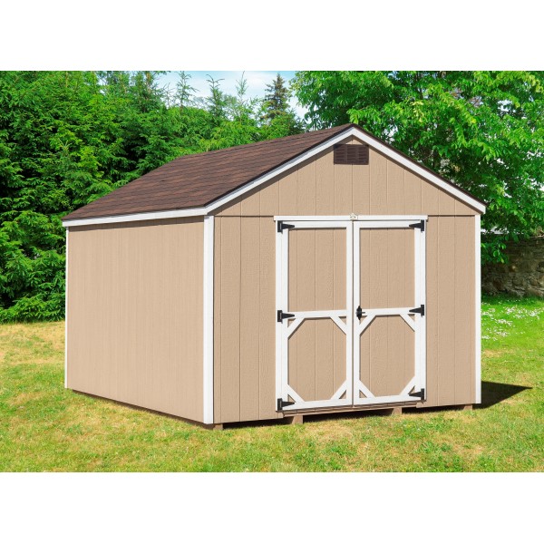 ez-fit craftsman 10x12 wood storage shed kit ez