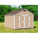 EZ-Fit Cornerstone 10' X 16' Wood Shed Kit (ez_cornerstone1016)