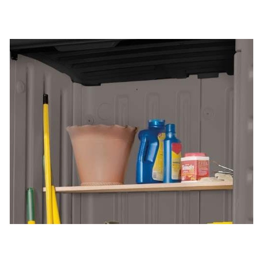 Suncast 54 cu. ft. Vertical Shed Kit Stoney and Black (BMS5700SB)