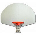 Gared Fan-Shape Natural Aluminum Basketball Backboard (1701)