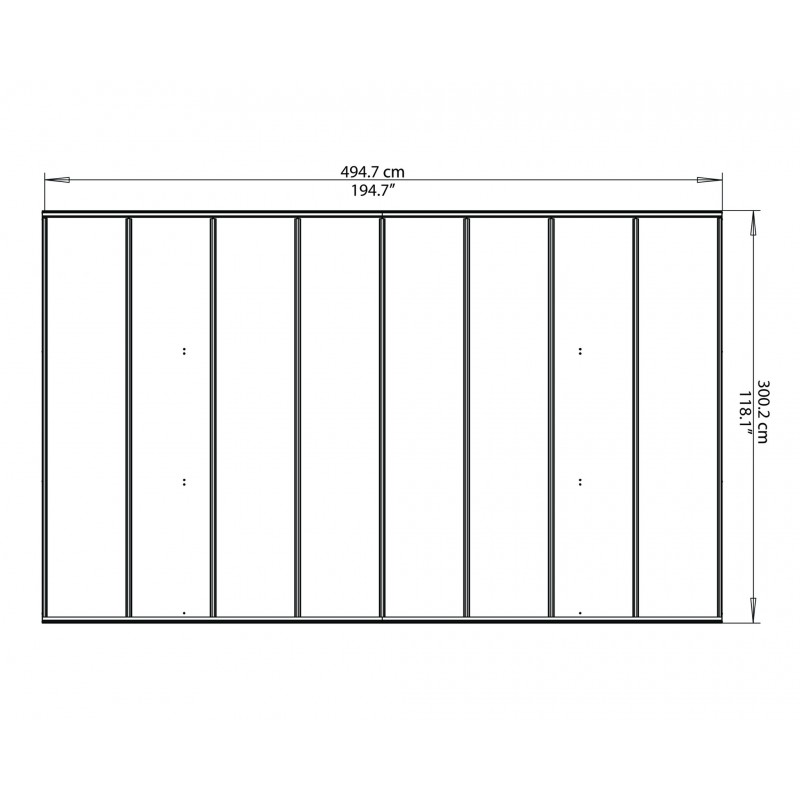 Palram Arizona Breeze 5000 Carport Kit (HG9106)