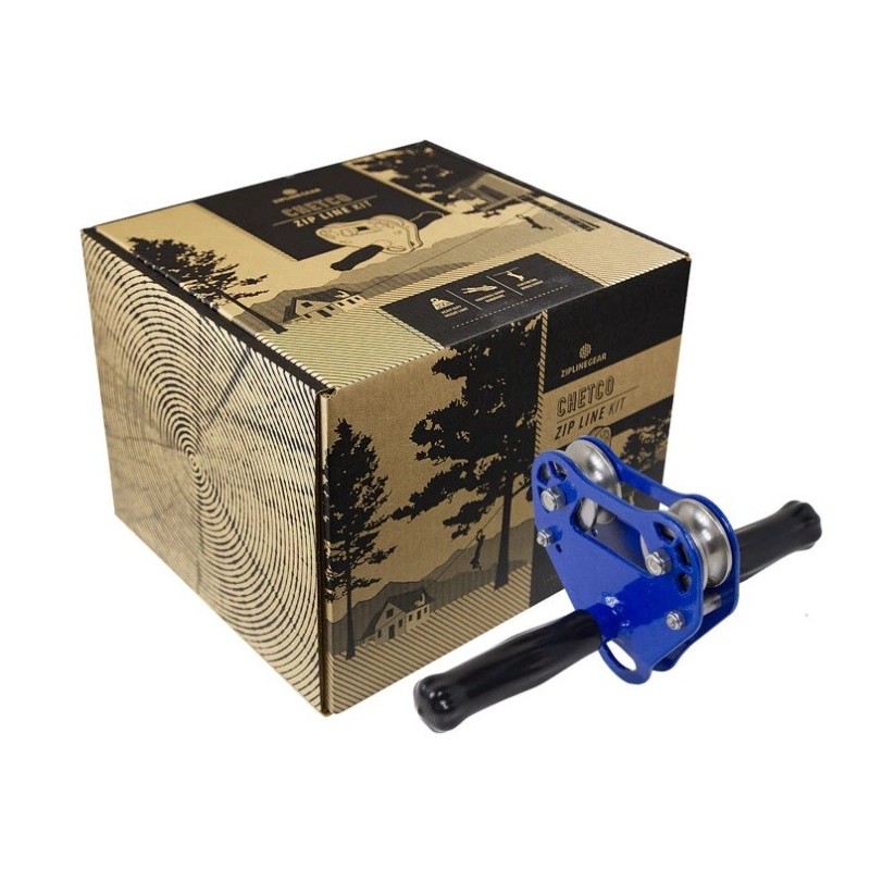 Zip Line Gear 50' Chetco Zip Line Kit with Drifter (DChtKit_50_SB_Drifter)