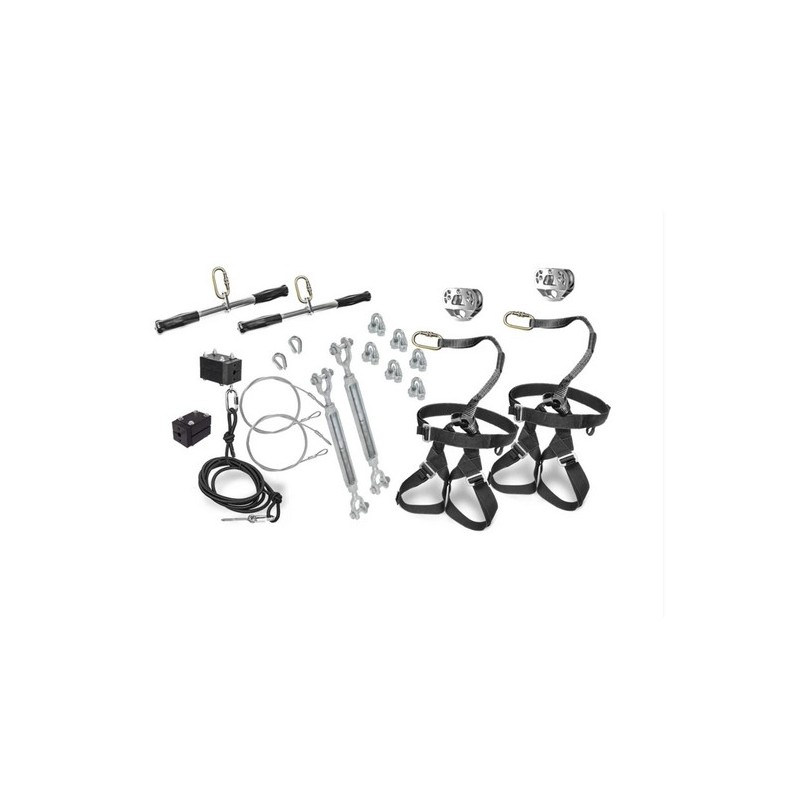 Zip Line Gear 150' Rogue Combo Kit- 2 Sets of Riding Gear w/ Handlebars (DRogueKitCH2150) Zip Line Gear 150' Rogue Combo Kit- 2 Sets of Riding Gear w/ Handlebars (DRogueKitCH2150)