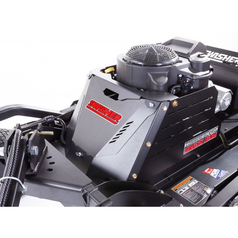 Swisher Kawasaki 14.5 HP 44" 12V Pro BrushKing 4 Wheeled Rough Cut Trailcutter (RC14544CP4K)