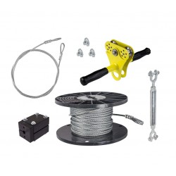 Zip Line Gear 100' Hornet Zip Line Kit - Yellow (ZHK100)