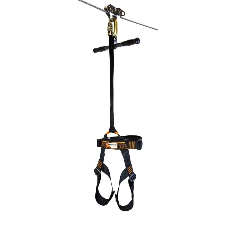 Zip Line Gear 250' Ultimate Torpedo Kit w/ Harness & Seat (TORP-250)