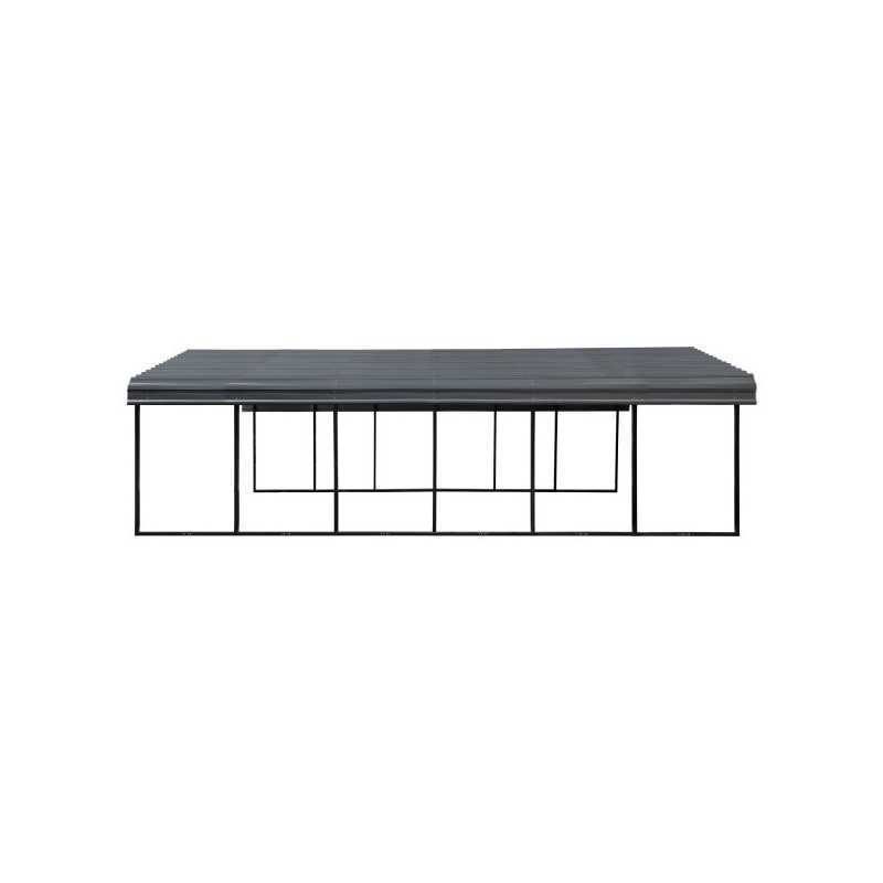 Arrow 20x24x7 Steel Auto Carport Kit - Eggshell (CPH202407)