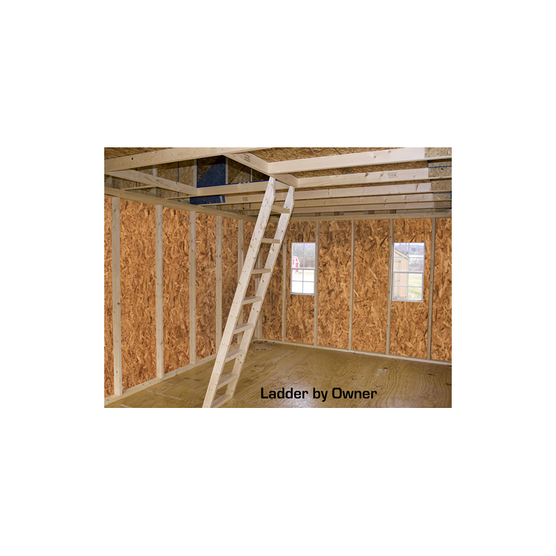 Best Barns Planner's Paradise 12x16 Pre-Cut Shed Kit - Transom Doors (PPARTD16)