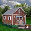 Best Barns Springfield 12x20 Wood Storage Shed Kit (springfield_1220)