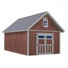 Best Barns Planner's Paradise 12x20 Pre-Cut Shed Kit - Transom Doors (PPARTD20)