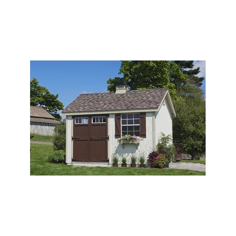 Little Cottage Company Colonial Pinehurst 10x10 Storage Shed Kit (10x10 PCGS-WPNK)