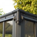 Palram 10x14 Ledro Enclosed Gazebo Kit - Gray/Bronze (HG9189)