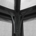 Palram 10x14 Ledro Enclosed Gazebo Kit - Gray/Bronze (HG9189)