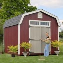 Little Cottage Company Colonial Woodbury 12' x 12' Storage Shed Kit (12x12 WBCGS-WPNK)