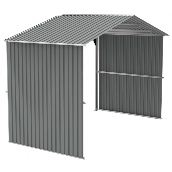 Duramax 6' Metal Storage Shed Extension Kit Only Light Gray (54952)