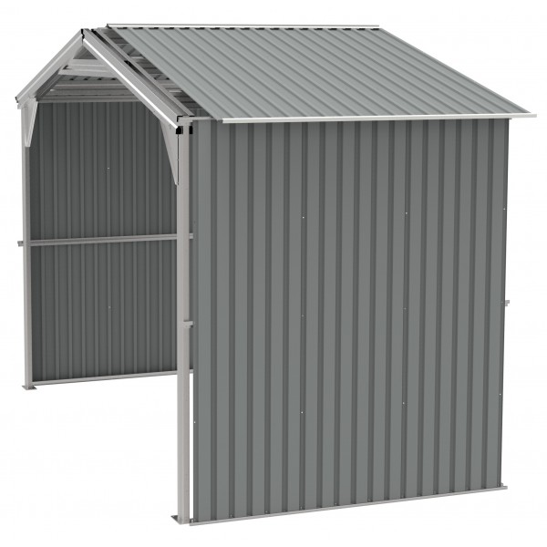 Duramax 6' Metal Storage Shed Extension Kit Only Light Gray (54952)