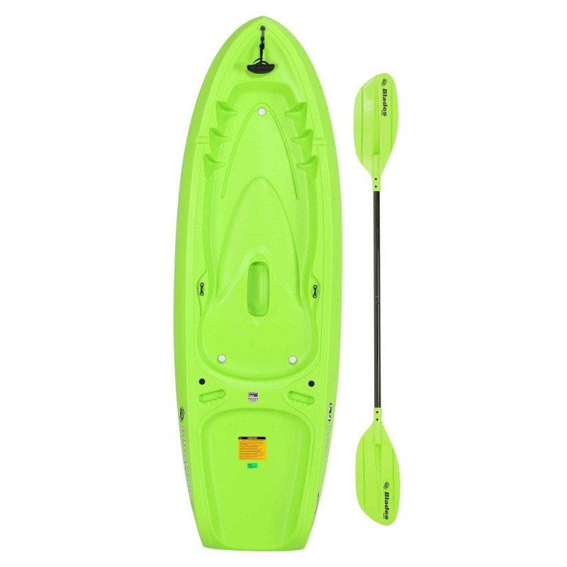 Lifetime Emotion Recruit 6.5 Youth Kayak w/ Paddle - Lime Green(90765)
