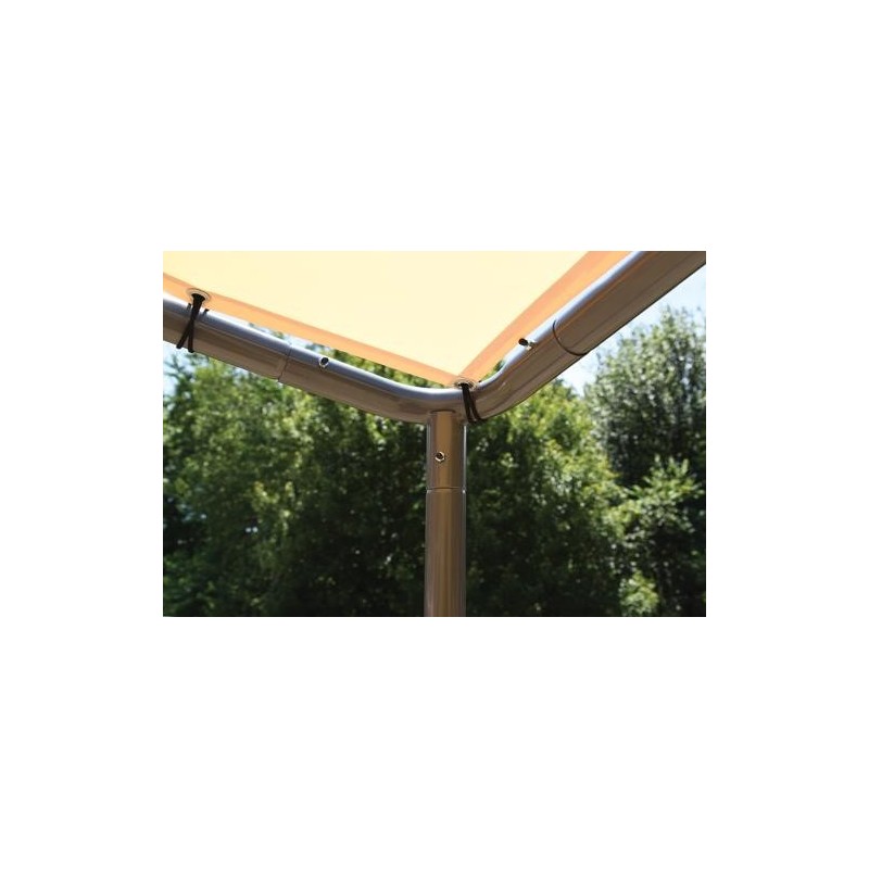 ShelterLogic Pacifica Gazebo 10x10 Canopy Kit w/ Tan Cover (22512)