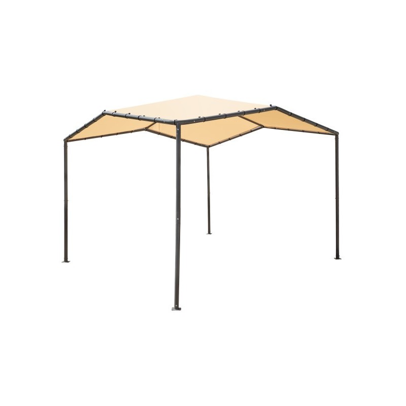 ShelterLogic Pacifica Gazebo 10x10 Canopy Kit w/ Tan Cover (22512)
