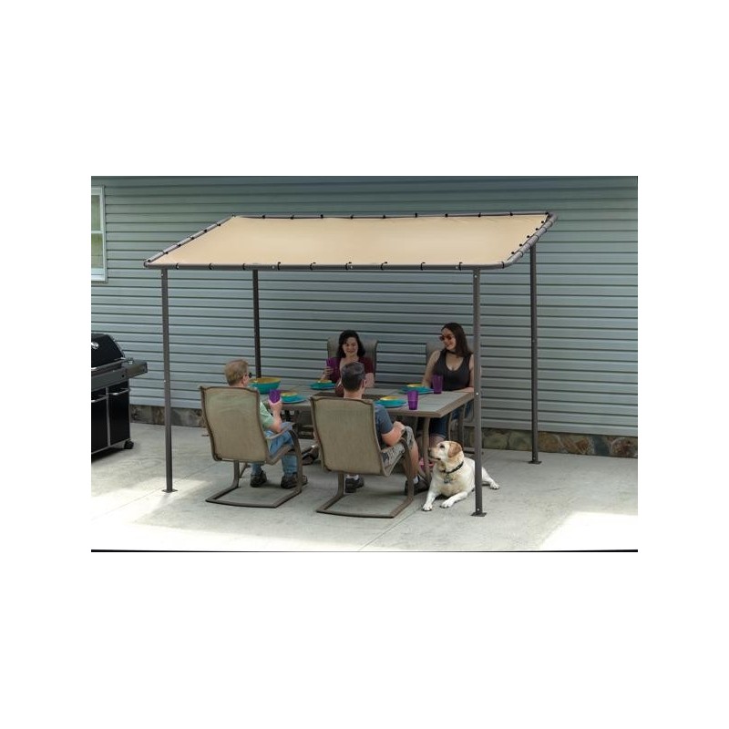 ShelterLogic Solano Gazebo 10x6 Canopy Kit w/ Tan Cover (22516)