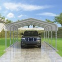 VersaTube 14x20x7 Slip Fit DIY Steel Carport Kit (CM014200070)