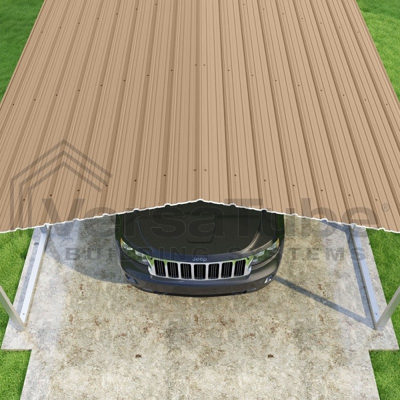 VersaTube 14x20x7 Slip Fit DIY Steel Carport Kit (CM014200070)