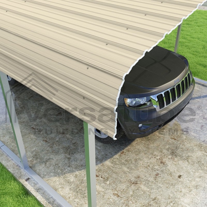 VersaTube 14x20x7 Slip Fit DIY Steel Carport Kit (CM014200070)