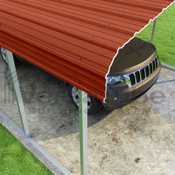 Versatube 14x29x7 Classic Steel Carport Kit Cm014290070