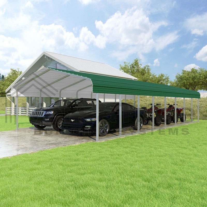 VersaTube 18x38x7 Slip Fit DIY Steel Carport Kit (CM018380070)