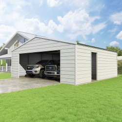 Versatube 24x24x8 Frontier Steel Garage KIt (FB3242408616)