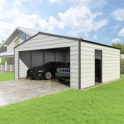 Versatube 20x20x8 Frontier Classic Steel Garage Kit (FB1202008516)