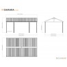 Sojag Samara 50G 12x20 Steel Carport Kit (500-9165838) Sojag Samara 50G 12x20 Steel Carport Kit (500-9165838)