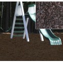 KidWise Playground Recycled Rubber Mulch - Chocolate Brown (KW-BRM-2000)