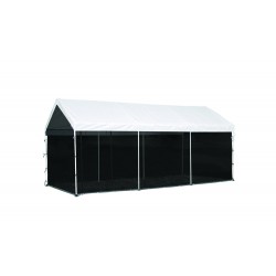 ShelterLogic 10'×20' Canopy w/ Screen Kit - White (23531)
