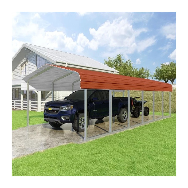 VersaTube 12x20x7 Classic Steel Carport Kit (CM012200070)